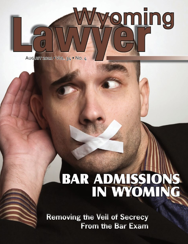 Wyoming Lawyer Magazine Wyoming State Bar